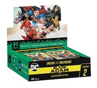 DC Unlock The Multiverse Black Adam 24-Pack Mega Booster Box - Hro Hybrid NFT Trading Cards, 168 Cards