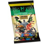 DC Unlock The Multiverse Black Adam 8-Pack Starter Pack - Hro Hybrid NFT Trading Cards, 58 Cards Starter Pack