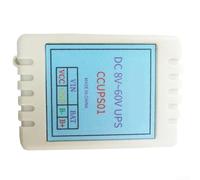 DC UPS Module 6V-60V Automatic Switching Board for Battery Backup Power Supply with 10A Load Capacity for Router DIY Projects(With Shell)