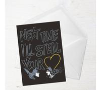 DC Valentine's Day Greetings Card - Large Card