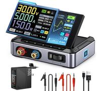 DC Variable Power Supply, DPS-150 30V 5A CNC DC Adjustable Power Supply with 4 Digit IPS Display, Power Ripple <20mV, PD/QC/DC Input, PC Programmable Switching Power Supply