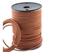 DC VOLTAGE 10M Rose Gold Vintage 2 Core Round Cable Fabric Cloth Covered Electrical Wire, 32.8FT 2 Conductors 18 Gauge textile electric cable Wire coated colored vintage for Lighting DIY Project