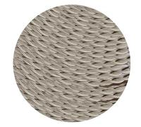 DC VOLTAGE 2 Core 10m Twisted 32.8ft Vintage 18 Gauge Cable Fabric Cloth Covered Electrical Wire, 2 Conductors Cable Cloth Covered Wire for Pendant Light Industrial DIY Project (Cream)