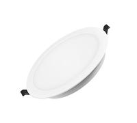 DC VOLTAGE 24W LED Ceiling Panel Light Round Ultra Slim Recessed Downlight 6000K Cool White Backlit Modern Ceiling Lamp for Home Office Kitchen Commercial Lighting Fixture (24W)