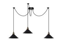DC VOLTAGE 3 Head Spider Pendant Light with Adjustable 2m Cables, E27