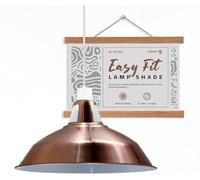 DC VOLTAGE 30CM Copper Metal Ceiling Lamp Shade Easy Fit Light Pendant Modern Ceiling Lighting Shade for Bedroom, Hallway, Office, Café, Restaurant Industrial Light Shade Hanging Pendant