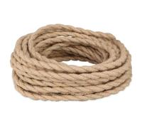 DC VOLTAGE 5M Hemp Twisted Fabric Cable 2 Core 0.75mm² Lamp Flex