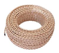 DC VOLTAGE 5M Rose Gold Twisted Fabric Cable 2 Core 18AWG Flex Wire