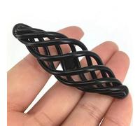 DC VOLTAGE Bird Cage Cabinet Handles 100mm Matte Black | Vintage Iron Drawer Pulls | Kitchen Cupboard Wardrobe Door Handles | Furniture Hardware