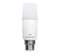 DC VOLTAGE Bright Cool White Plastic LED Bayonet Bulb, 10W T37 B22 Non-Dimmable Cylindrical Corn Candle Ultra Bright Bulb for AC220V - Energy Efficient, Easy Installation, Safe for Eyes, Long-Lasting