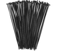 DC VOLTAGE cableties Cable Ties, Black 150mmx1.9mm Pack of 100, 6" Premium Nylon Zip Ties, Multi-Purpose Plastic Tie Wraps, Secure Self-Locking Mechanism, for Home, Garden, Office and DIY
