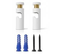 DC VOLTAGE Ceiling Cable Mount Hook 2 Pack for Swag Pendant and Chandelier Lighting Minimalist Cord Keeper Swag Hook for Ceiling and Wall Modern Ceiling Hooks for Swag Light Easy Fit (Pack 2)