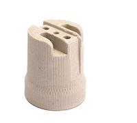 DC VOLTAGE Ceramic E26 E27 Lamp Holder, Porcelain Light Socket for LED, Halogen, Incandescent Bulbs, 5-Pack