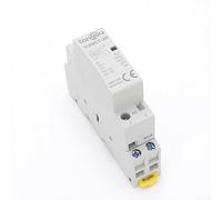 DC Voltage Contactor, 25A Voltage DC Modular Contactor Switch 2NO Mute DIN Rail Mount for Smart Home Intelligent Control System(12V)