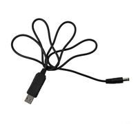 DC Voltage For Booster Cable USB 5V Input Converts to 12V Output with 5.5x2.1mm DC for Router Backup Power USB Device Charging (9V)