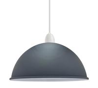 DC VOLTAGE Grey Ceiling Light Shade Metal Pendant Lighting Hanging Lamp Shade, Ceiling Easy Fitting & Industrial Style Light for Indoor Pendant Replacement Retro Shade lamp