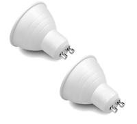 DC VOLTAGE GU10 LED Spotlight Bulbs 5W, Cool White, 6500K, No Flickering, Energy Saving Led Bulbs, GU10 Halogen Spot Light Bulbs, Dimmable, 2 Pack