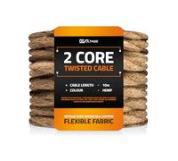 DC VOLTAGE Hemp Rope Lighting Flex 10m Twisted Cable Flexible Lamp Cord