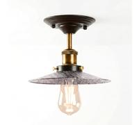 DC VOLTAGE Home Modern Ceiling Light Fixture Industrial 22cm Lamp Shade Easy Fit Anti Rust Metal Semi Flush Mount LED Chandeliers Ceiling Lights Fitting for Kitchen Hallway Dining Rooms Living Room