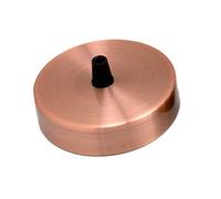 DC VOLTAGE Industrial Vintage Single Outlet Ceiling Rose Multi Colors 100mm Metal Ceiling Rose with Cord Grip and Fitting Accessories for Kitchen Living Room