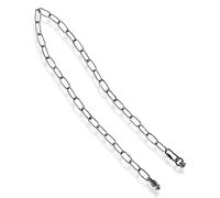 DC VOLTAGE Light Chain Pendant Light Fixture Chain, Vintage Lighting Hanging Chain for Lighting Ceiling Lights, Pendant Lights, Lamp fixtures, Chandeliers, for Light Weight. (Chrome, Style2 (90CM))