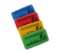 DC VOLTAGE Magnetic Whiteboard Eraser Set 3 Assorted Pack Dry Erase White Board Foam Cleaner Rubber for Dry Wipe Pens Strong Magnet Sticks to All Drywipe Boards (Assorted Colours)