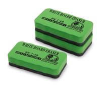 DC VOLTAGE Magnetic Whiteboard Eraser Set 3 Pack Dry Erase White Board Foam Cleaner Rubber for Dry Wipe Pens Strong Magnet Sticks to All Drywipe Boards
