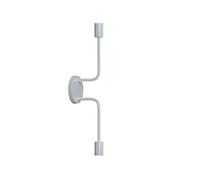 DC VOLTAGE Modern 2 Way Wall Lamp Vertical Wall Sconce Metal Industrial E27 Base Flush Mount Ceiling Lighting Fixture for Living Room Bedroom Kitchen Hallway Restaurant