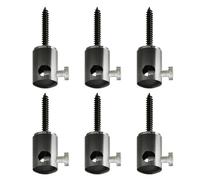 DC VOLTAGE Modern Ceiling Design Hook Pendant and Chandelier Lighting Hook for Wall Modern Ceiling Fixture with Adjustable Screw for Hanging Lights in Dining Rooms (Pack 6)