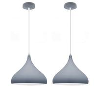 DC VOLTAGE Modern Curved Dome Shape Metal Single Head 31.5 cm Shade with E27 Base Holder for Office Dining Room Living Room Bedroom Coffee Bar Restaurant.