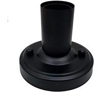 DC VOLTAGE Modern Simple Ceiling Semi Flush Mount Light Fitting, Easy Fit E27 Multi Colour Metal Ceiling Fitting, Living Room Kid Room Lounge Decorative Small Fixture (Black)