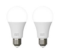 DC VOLTAGE Pack 2, LED E27 Screw Bulbs, A6012W (Equivalents 40W) Non-Dimmable WarmWhite 2700K 1206 Lumens Daylight GLS Standard Energy Saving Golf Globe Bulb for Modern Home Ddecoration