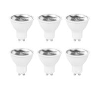 DC VOLTAGE Pack 6, LED GU10 Bulbs 3W Cool White 7W 6400K Spotlight Light Bulb, (30W Equivalent) Energy Saving, 330 LM, Non-Flicker, Non-Dimmable, for Home Lighting [Energy Class