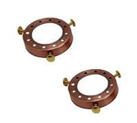 DC VOLTAGE Pendant Light Socket Holder with Top Collar Ring Adapter, Solid Metal Thread Shade Fitter, Retro Cap Design, Separate Lighting Accessories for Lampshades.