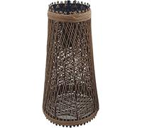 DC VOLTAGE Rattan Lamp Shade Large Natural Woven 17cm Width Weaving Ceiling Pendant Light Shades for Living Room Home Decor & Improvement Essential Restaurant