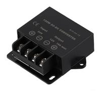 DC Voltage Regulator 24V to 12V 10A Converter IP68 Waterproof Power Adapter for LED Strip Lights Boat RV Solar Panel System 63x53mm