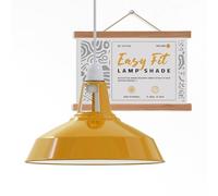 DC VOLTAGE Retro Modern Metal Lamp Shades Ceiling Light Shades, Vintage Industrial 30cm Easy Fit Country Style Bulb Guard, Task Pendant Lighting Bedroom, Kitchen, Office (Free Reducer Plate)