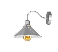 DC VOLTAGE Retro Rainproof Cone Shaped Shade Swan Neck Wall Sconce Fittings Metal Indoor Light Fitting for Bedroom Dinning Room Garage and Any Other Places Not Battery Oprated Wall Lights