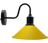 DC VOLTAGE Retro Wall Light Lamps Island Edison Swan Neck Metal Arm E27 Sconce Cone Lamp Shade 22cm Modern Industrial Wall Fittings for Stylish Places
