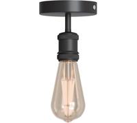 DC VOLTAGE Single Head Fully Earth Ceiling Light Retro semi Flush Mount E27 Lamp Holder Sconce Chandeliers Pendent Set for Living Room Dining Room Restaurant