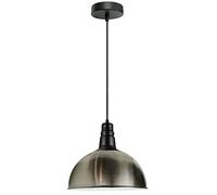 DC VOLTAGE Single Head Vintage Industrial Hanging Pendant Light with E27 Metal Shade, Perfect for bedrooms, Living Rooms, Dining Areas, Bars, and Restaurants.