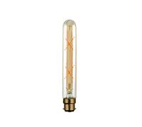 DC VOLTAGE T185 Edison LED Bulb, 4W Dimmable B22 Bayonet, Warm White 2700K Filament, Retro Amber Glass Tube Style(40W Equivalent), AC220V, 200 Lumen, Decorative Vintage Lamp Light