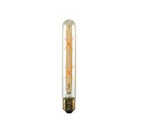DC VOLTAGE T185 Vintage LED Bulb, 4W (40W Equivalent) Dimmable E27 Edison Screw, 2700K Warm White Filament, 220V Amber Glass Retro Tube Decorative Light