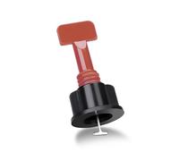 DC VOLTAGE Tile Leveling System 50pcs Reusable Tile Levelers Spacers Special Wrenches T-Shaped Steel Needles Tile Leveling Tool Kit for Building Walls Floors