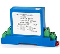 DC Voltage Transmitter DC0-500V 0-1000V to 4-20mA 0-10V RS485 Voltage Transducer Sensor 0-75mV 0-100V DC Voltage Sensor AC220V