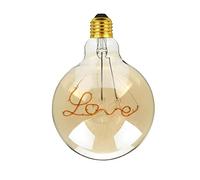 DC VOLTAGE Vintage LED Light Bulb E27 Spiral Non Dimmable T45 T185 ST64 G95 G125 Decorative Bulbs Amber Glass Warm White, Retro E27 Screw Bulb (Style 2)
