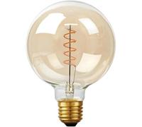DC VOLTAGE Vintage LED Light Bulb E27 Spiral Non Dimmable T45 T185 ST64 G95 G125 Decorative Bulbs Amber Glass Warm White, Retro E27 Screw Bulb (Style 1)