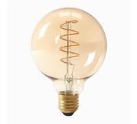 DC VOLTAGE Vintage LED Light Bulb E27 Spiral Non Dimmable T45 T185 ST64 G95 G125 Decorative Bulbs Amber Glass Warm White, Retro E27 Screw Bulb (Style 5)