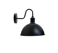 DC VOLTAGE Vintage Metal Wall Lamp Black E27 Sconce Lights, Industrial Rustic Wall Lighting for Living Room, Bedrooms, Hallway, Stair