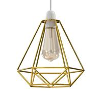 DC VOLTAGE Yellow Ceiling Light Wire Basket Metal Basket Pendant Lighting Ceiling Light Shade, Pendant Light Industrial Style Light for Indoor Kitchen Islands Living Room